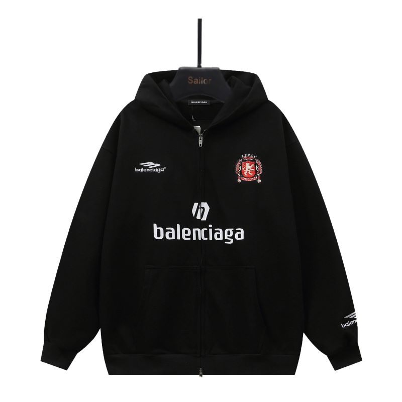 Balenciaga Manchester United Collaboration Football Collection: Balenciaga Manchester United Football Collection No. 10 / Paris City Limited Edition Zip-Up Swea